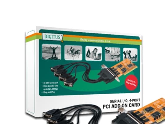 DIGITUS DS-33002-1 - Seriell adapter - PCI - RS-232 x 4