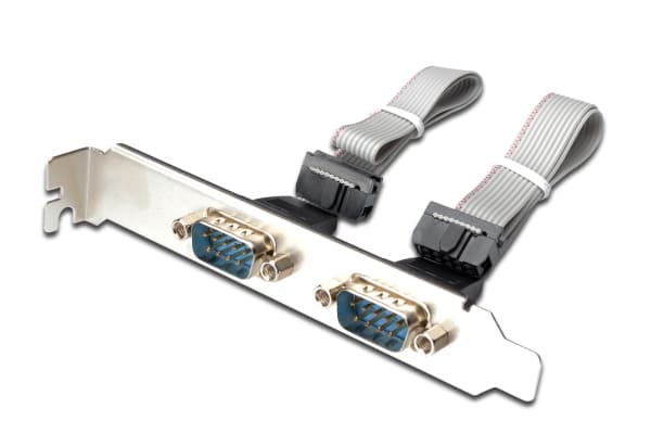 DIGITUS DS-30040-2 - Parallell / seriell adapter - PCIe - parallell, serie