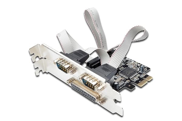 DIGITUS DS-30040-2 - Parallell / seriell adapter - PCIe - parallell, serie