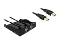 Pikkukuva 1 / 5: DeLOCK 61828, USB, USB 3.2 Gen 1 (3.1 Gen 1), 5000 Mbit/s, PC, Langallinen, Windows XP/XP-64/Vista/Vista-64/7/7-64