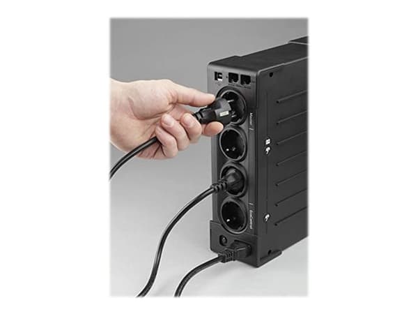 Eaton Ellipse ECO 500 IEC - UPS (rackmonterbar/ekstern) - AC 230 V - 300 watt - 500 VA - utgangskontakter: 4 - 2U - 19"