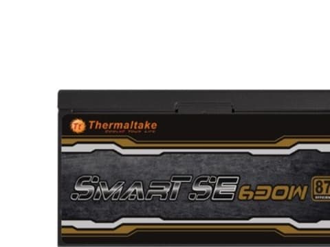 Thermaltake SMART SE 630W - Strømforsyning (intern) - ATX12V 2.3/ EPS12V 2.92 - AC 230 V - 630 watt - aktiv PFC - svart