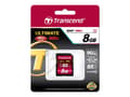 Miniatyrbild 2 av 5: Transcend Ultimate - Flash-minneskort - 8 GB - UHS Class 1 / Class10 - 133x - SDHC UHS-I