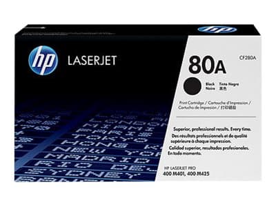 Lasertoner hp 80a cf280a, 2 700 sidor, svart