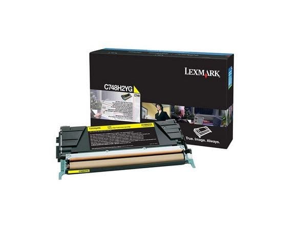 Lexmark - Gul - original - tonerpatron Lexmark Corporate - for Lexmark C748de, C748dte, C748e