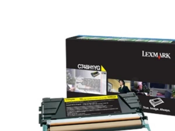 Lexmark - Gul - original - tonerpatron Lexmark Corporate - for Lexmark C748de, C748dte, C748e