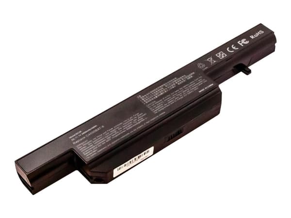 CoreParts - Batteri til bærbar PC - 4400 mAh - svart - for Clevo C4501, C4505