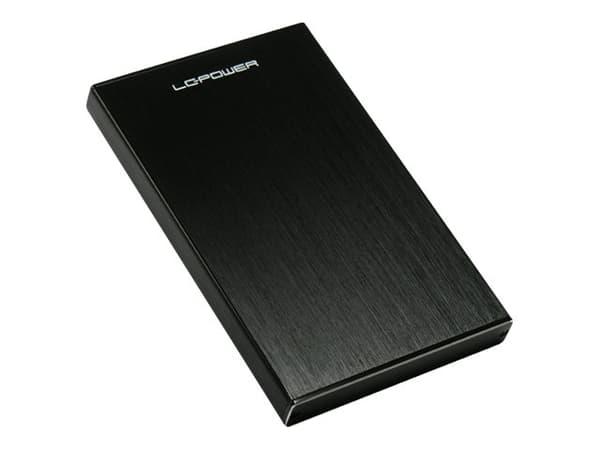 LC Power LC-25U3-Becrux - Lagringspakning - 2,5" - SATA 6Gb/s - 600 MBps - USB 3.0 - sort Sort