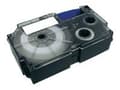Miniatyrbilde 2 av 5: Casio XR-9WE1 - Selv-adhesiv - svart på hvitt - Rull (0,9 cm x 8 m) 1 kassett(er) merketape - for KL 170, 60, 60SR, 780; Labemo MEP-K10
