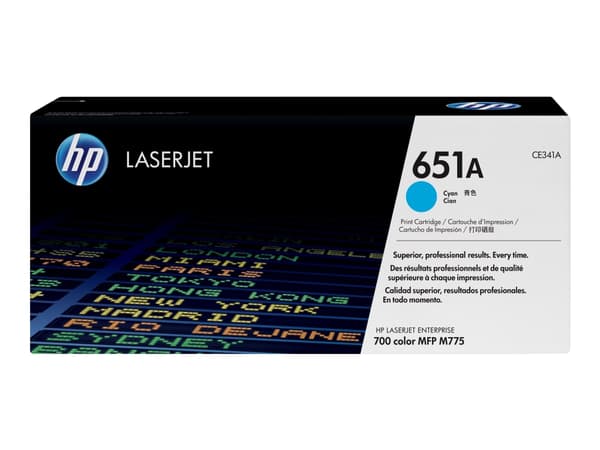 HP 651A, alkuperäinen syaani LaserJet-värikasetti, 16000 sivua, Syaani, 1 kpl