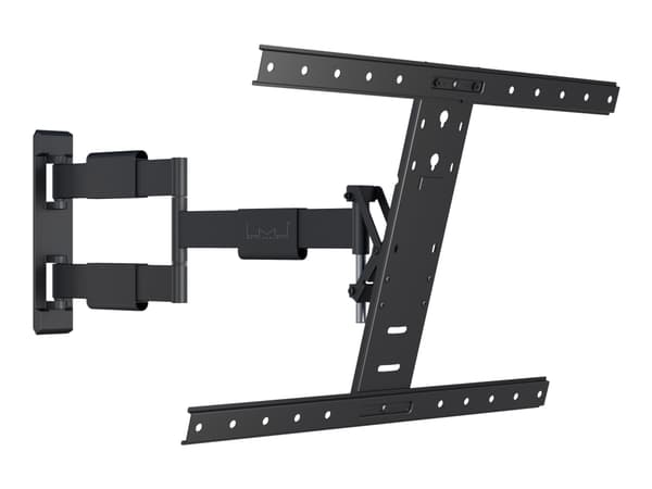 Multibrackets M VESA Flexarm Thin - Monteringssett (tippeleddarm, helbevegelsesmontering) - for LCD-skjerm - stål - svart - skjermstørrelse: 37"-55"