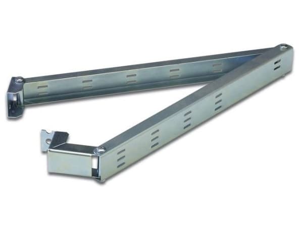 Digitus - Hylla för rack - svart, RAL 9005 - 1U - 19"