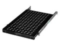 Miniatyrbild 5 av 5: Digitus - Hylla för rack - svart, RAL 9005 - 1U - 19"