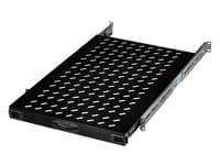 Digitus - Hylla för rack - svart, RAL 9005 - 1U - 19"