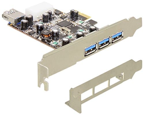 Delock PCI Express Card > 3 x extern + 1 x intern USB 3.0 - USB-adapter - PCIe låg profil - USB, USB 2.0, USB 3.0 - 4 portar