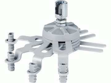SMS Projector CL F1000 w/ SMS Unislide - Monteringssett (takmontering) - Tilt & Swivel - for projektor - sølv, aluminium - takmonterbar