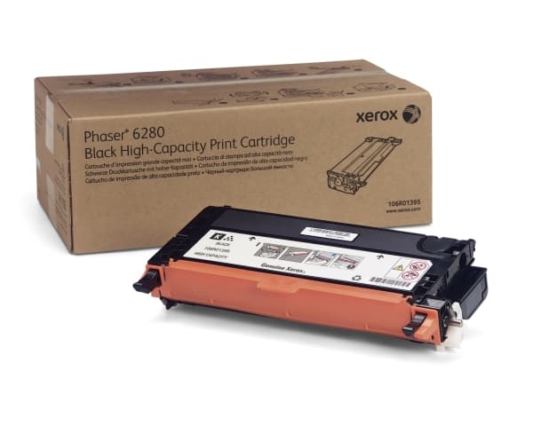Xerox Phaser 6280 - Høykapasitets - svart - original - tonerpatron - for Phaser 6280/YN, 6280DN, 6280N