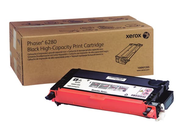 Xerox Phaser 6280 - Høykapasitets - svart - original - tonerpatron - for Phaser 6280/YN, 6280DN, 6280N