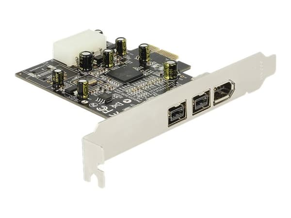 Delock PCI Express card FireWire A / B - Videofangstadapter - PCIe