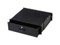Miniatyrbild 4 av 5: Digitus DN-19 KEY-3U-SW - Racklåda - svart, RAL 9005 - 3U - 19"