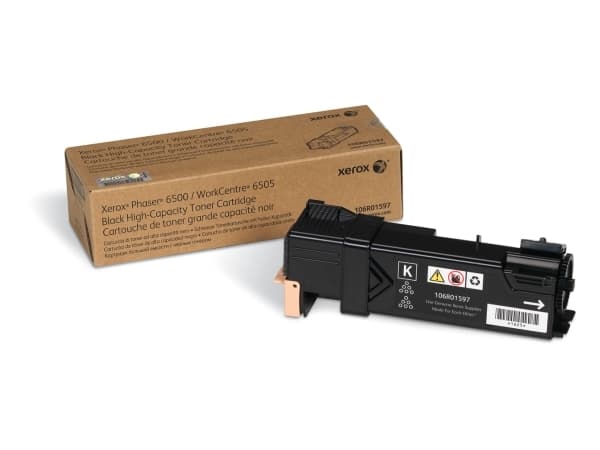 Xerox Phaser 6500 - Høykapasitets - svart - original - tonerpatron - for Phaser 6500; WorkCentre 6505