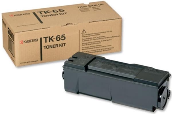 Kyocera TK 65 - Svart - original - tonerpatron - for FS-3820DN, 3820DN/KL3, 3820DTN, 3820N, 3820TN, 3830DN, 3830DTN, 3830DTN/KL3, 3830N, 3830TN