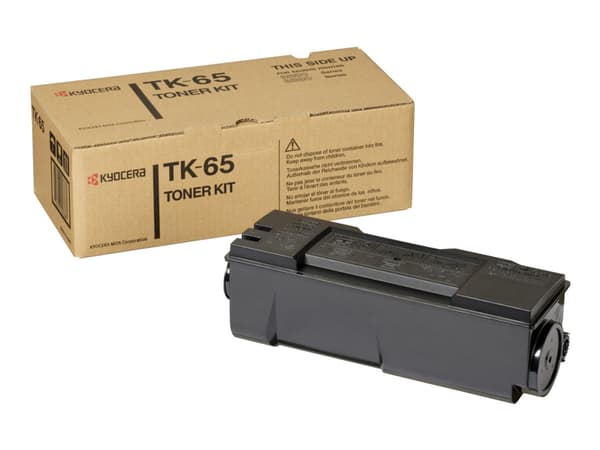 Kyocera TK 65 - Svart - original - tonerpatron - for FS-3820DN, 3820DN/KL3, 3820DTN, 3820N, 3820TN, 3830DN, 3830DTN, 3830DTN/KL3, 3830N, 3830TN