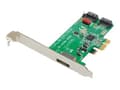 Pikkukuva 1 / 5: Dawicontrol DC 610e RAID - Tallennusohjain (RAID) - 2-kanavainen - SATA 6Gb/s - matala profiili - RAID 0, 1, JBOD - PCIe 2.0 x1
