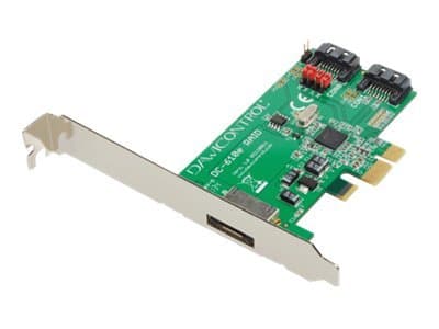 Dawicontrol DC 610e RAID - Tallennusohjain (RAID) - 2-kanavainen - SATA 6Gb/s - matala profiili - RAID 0, 1, JBOD - PCIe 2.0 x1