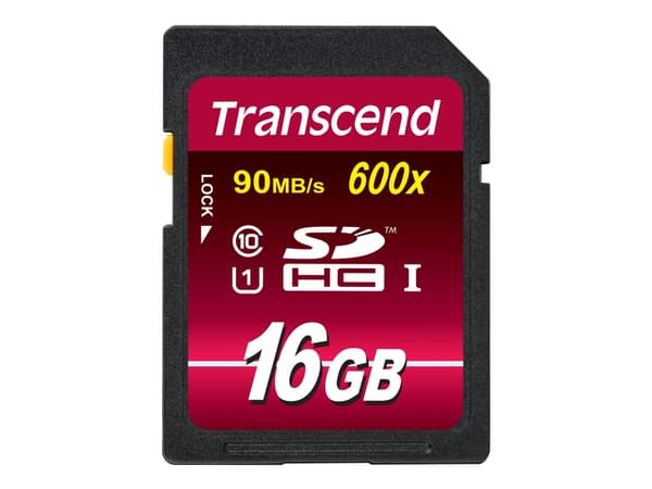 Transcend - Flashminnekort - 16 GB - Class 10 - SDHC UHS-I