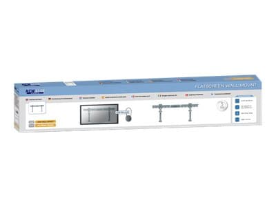 Neomounts PLASMA-W065 - Brakett - fast - for flatpanel - svart - skjermstørrelse: 37"-75" - veggmonterbar
