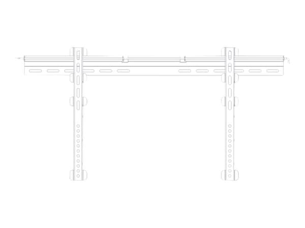 Neomounts PLASMA-W065 - Brakett - fast - for flatpanel - svart - skjermstørrelse: 37"-75" - veggmonterbar