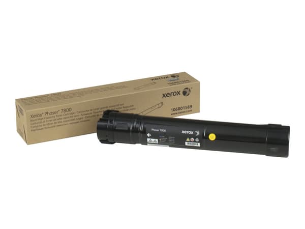Xerox Phaser 7800, musta värikasetti (suuri kapasiteetti, 24 000 sivua), 24000 sivua, Musta, 1 kpl