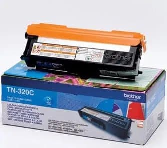 Brother TN320C - Cyan - original - tonerpatron - for Brother DCP-9055, DCP-9270, HL-4140, HL-4150, HL-4570, MFC-9460, MFC-9465, MFC-9970