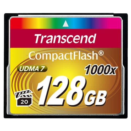 Transcend Ultimate - Flashminnekort - 128 GB - 1000x - CompactFlash