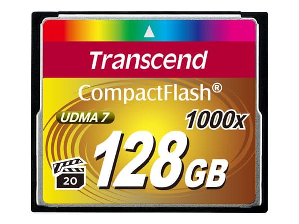 Transcend Ultimate - Flashminnekort - 128 GB - 1000x - CompactFlash