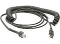 Miniatyrbild 5 av 5: Zebra - USB-kabel - USB (hane) - 2.74 m - lindad - för Zebra DS3578, DS4208, DS6878, DS9208, LI4278