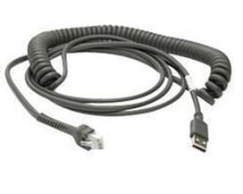 Zebra - USB-kabel - USB (hane) - 2.74 m - lindad - för Zebra DS3578, DS4208, DS6878, DS9208, LI4278