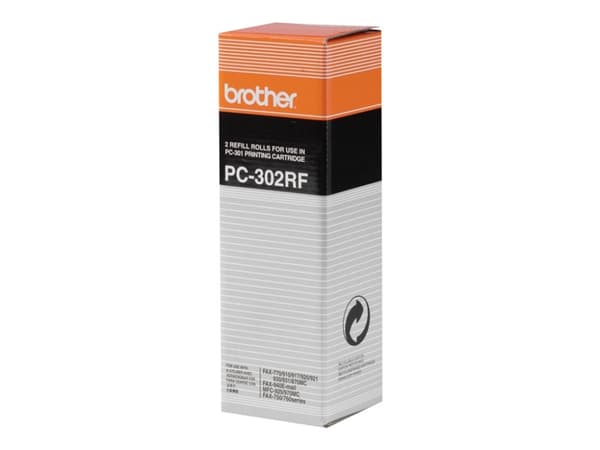 Brother PC302RF - Skriverbånd - for Brother MFC-970; FAX-920, 921, 930, 945, 985; IntelliFAX 750, 770, 775, 870, 875, 885