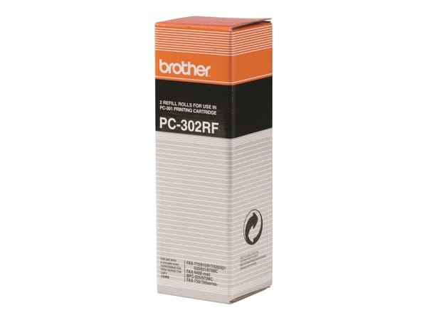 Brother PC302RF - Skriverbånd - for Brother MFC-970; FAX-920, 921, 930, 945, 985; IntelliFAX 750, 770, 775, 870, 875, 885