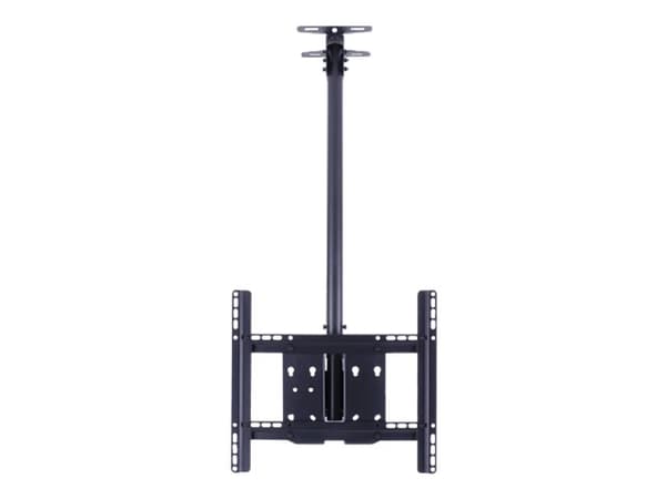 Multibrackets M Public Ceilingmount Medium Single - Monteringssett (takplate, taktippemontering, VESA-adapter) - for LCD-skjerm - stål - svart - skje
