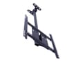 Miniatyrbilde 2 av 5: Multibrackets M Public Ceilingmount Medium Single - Monteringssett (takplate, taktippemontering, VESA-adapter) - for LCD-skjerm - stål - svart - skje