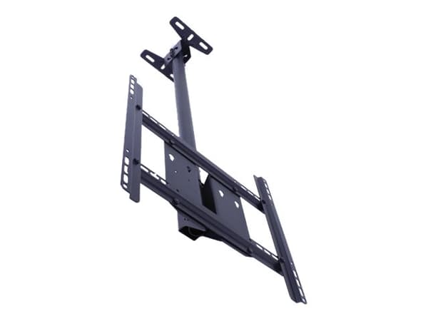 Multibrackets M Public Ceilingmount Medium Single - Monteringssett (takplate, taktippemontering, VESA-adapter) - for LCD-skjerm - stål - svart - skje