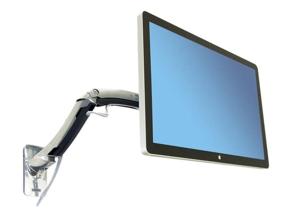 Ergotron MX - Monteringssats (vridbar arm, monteringsbas, VESA monteringsfäste) - Konstant kraftteknik - för LCD-display - polerat aluminium - skärms
