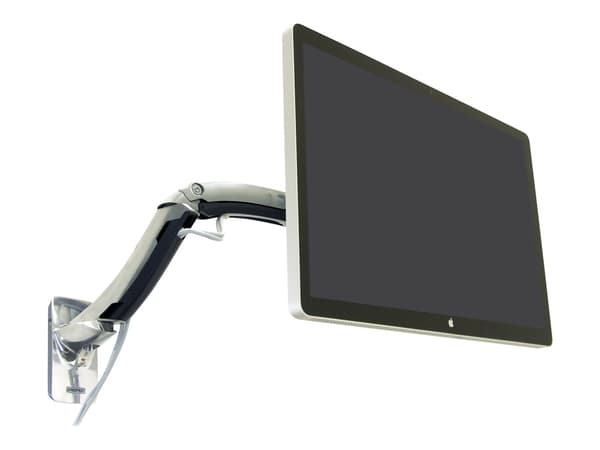Ergotron MX - Monteringssats (vridbar arm, monteringsbas, VESA monteringsfäste) - Konstant kraftteknik - för LCD-display - polerat aluminium - skärms