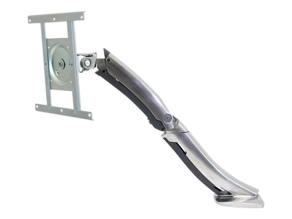 Ergotron MX - Monteringssats (vridbar arm, monteringsbas, VESA monteringsfäste) - Konstant kraftteknik - för LCD-display - polerat aluminium - skärms