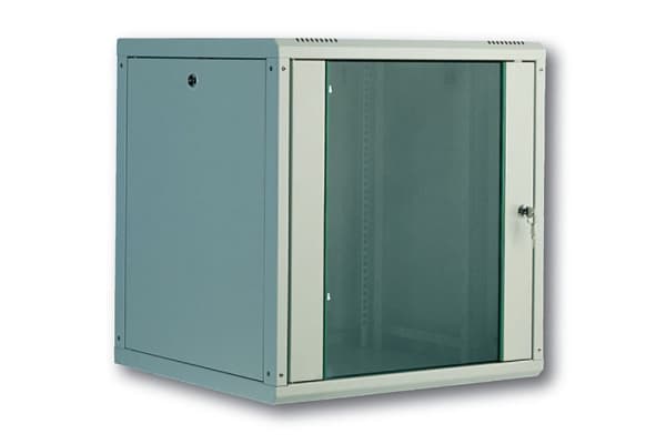 DIGITUS SoHoline DN-19 09U-6/6 - Skåp - väggmontering - grå, RAL 7035 - 9U - 19"