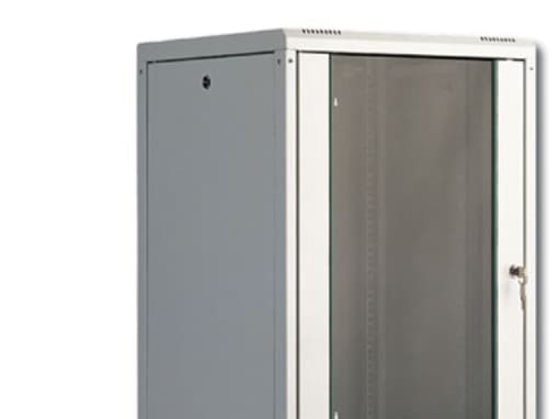 Digitus DN-19 20U-6/6 - Skåp - väggmontering - grå, RAL 7035 - 20U - 19"