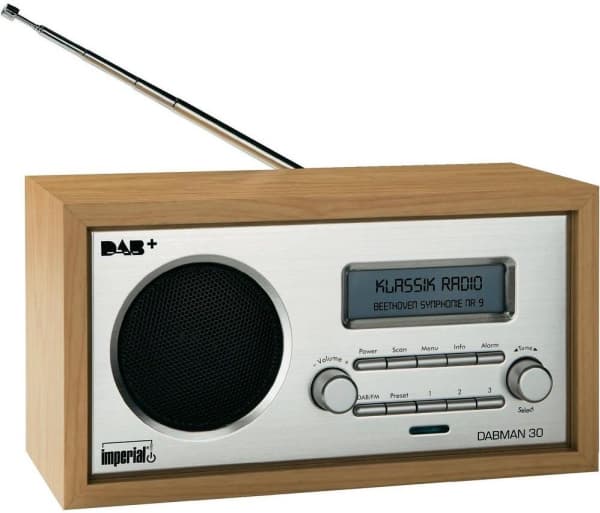 Imperial DABMAN 30, Personlig, Analog og digital, DAB+, FM, 87,5 - 108 MHz, 174 - 240 MHz, 5 W