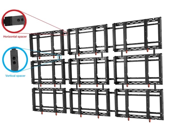 NEC PD02VW MFS P - Monteringssett - for LCD-skjerm - skjermstørrelse: 46"-55" - veggmonterbar
